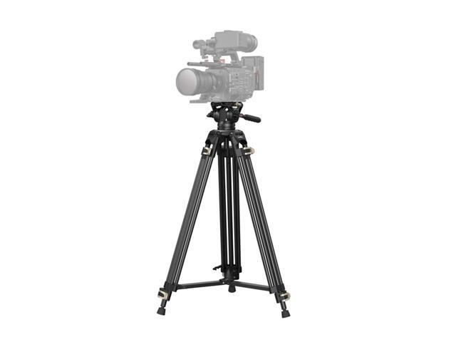 SmallRig AD-01 3751B 3-Section Heavy-Duty Aluminum Tripod with Fluid Head