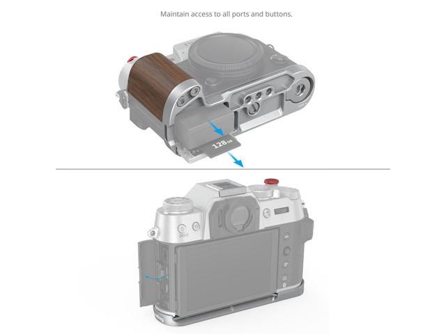 SmallRig Wooden L-Shape Grip for Fujifilm X-T50, Silver