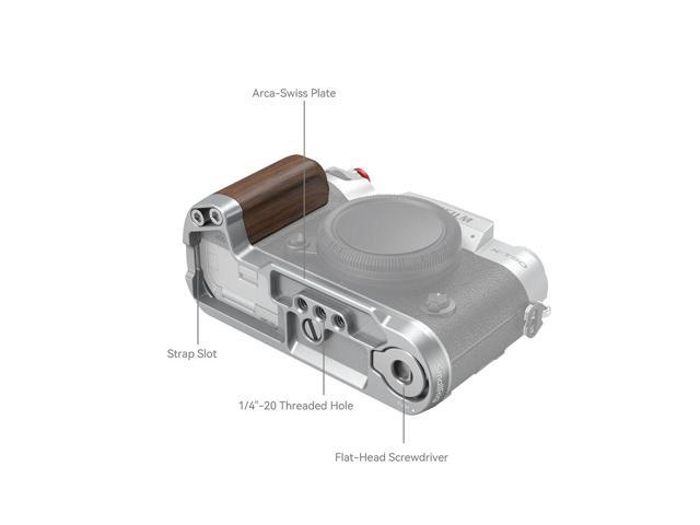 SmallRig Wooden L-Shape Grip for Fujifilm X-T50, Silver