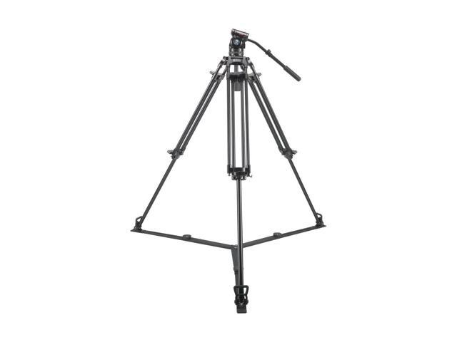 Sirui BCT-2003 BCT Series 3-Section Aluminum Video Tripod with 75mm BCH-10 BCH Series Fluid Video Head, 13.2 lbs Capacity