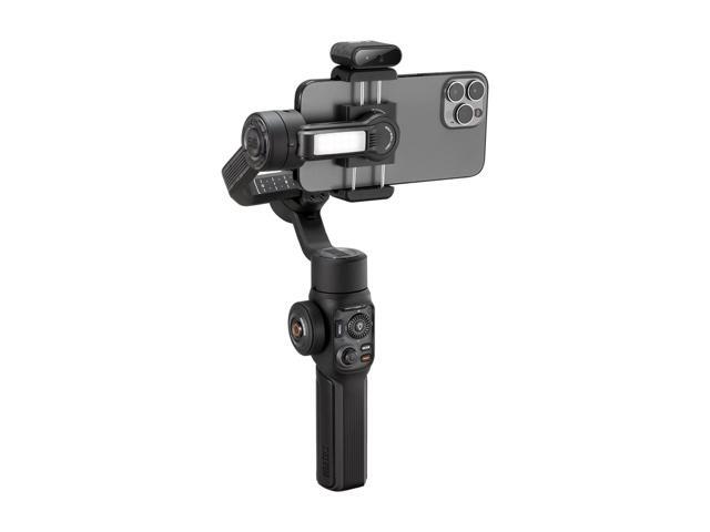 Zhiyun - Smooth 5S AI Combo 3-Axis Gimbal Stabilizer for iPhone 15 Pro Max & Android Smartphone Built-in Fill Light - Black - image 3