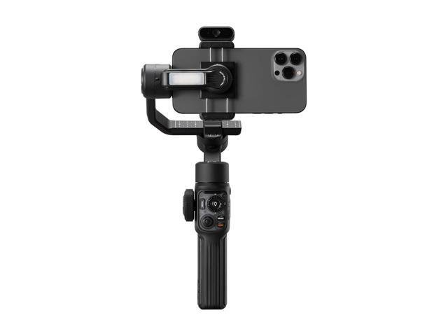 Zhiyun - Smooth 5S AI Combo 3-Axis Gimbal Stabilizer for iPhone 15 Pro Max & Android Smartphone Built-in Fill Light - Black - image 2