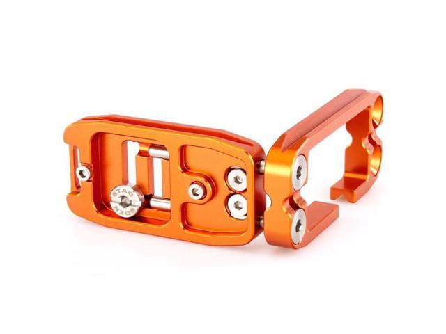 3 Legged Thing Ellie Short Universal L-Bracket with Shorter Base, Copper, Orange