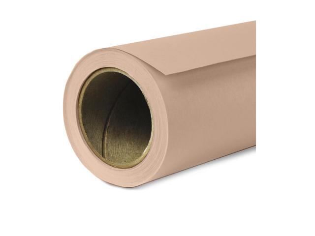 Savage 53'x36' Widetone Seamless Background Paper, Pecan, 2-Pack, Bundle with 4x 1-1/4x1' Steel Spring Orange Clamp