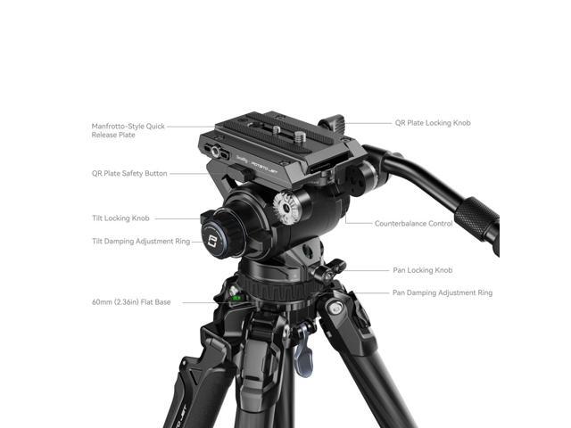 SmallRig x Potato Jet Tribex Hydraulic 3-Section Carbon Fiber Tripod Kit