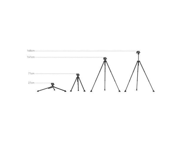 SmallRig x Potato Jet Tribex Hydraulic 3-Section Carbon Fiber Tripod Kit