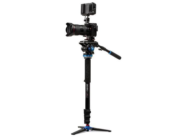 Benro A48FD Flip Lock Monopod W/ S6PRO Fluid Video Head A48FDS6PRO