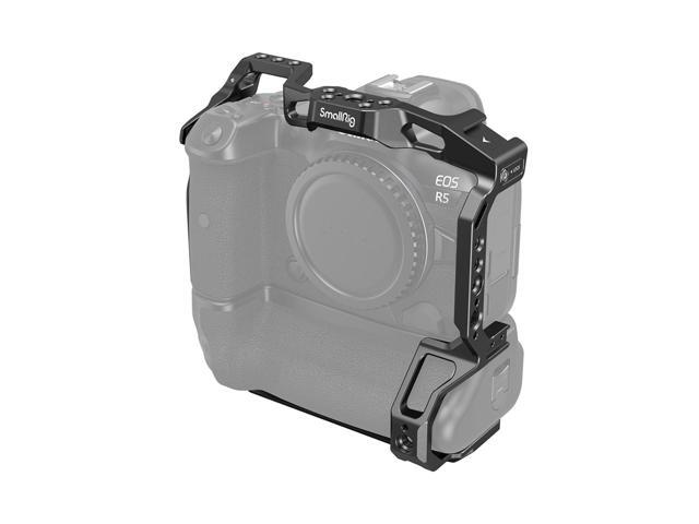 SmallRig Full Camera Cage for Canon EOS R5/R6/R5C/R6 Mark II/R6 Mark III, Requires BG-R10 Battery Grip