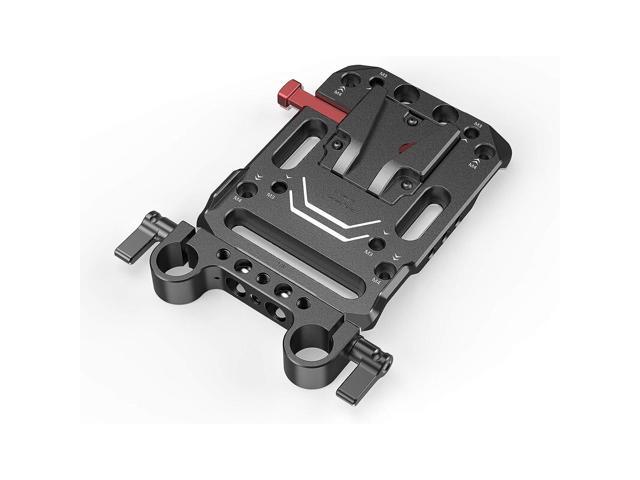 SmallRig V-Mount Battery Plate with Dual 15mm Rod Clamp