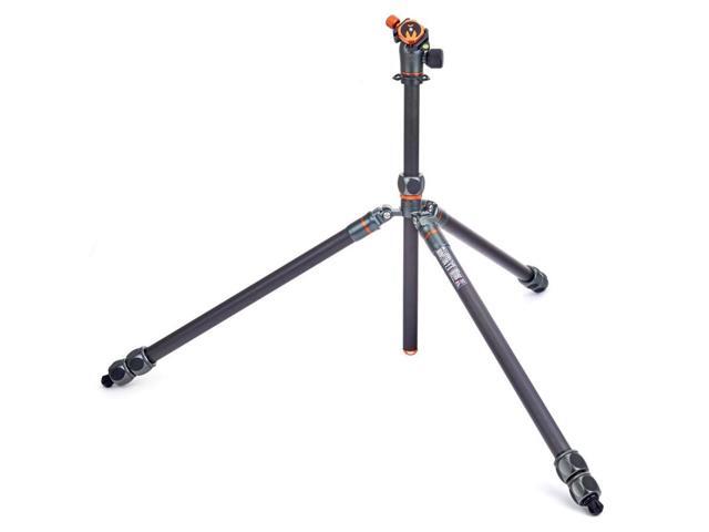 3 Legged Thing Winston 2.0 3-Section Carbon Fiber Tripod with AirHed Pro Ball Head, Metallic Slate Gray