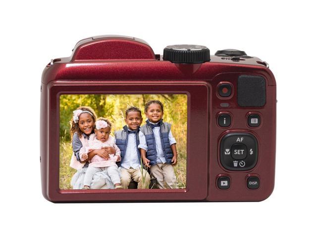 Kodak KODAK PIXPRO AZ255-RD 16MP Digital Camera 25X Optical Zoom 24mm Wide Angle Lens Optical Image Stabilization 1080P Full HD Video 3' LCD...