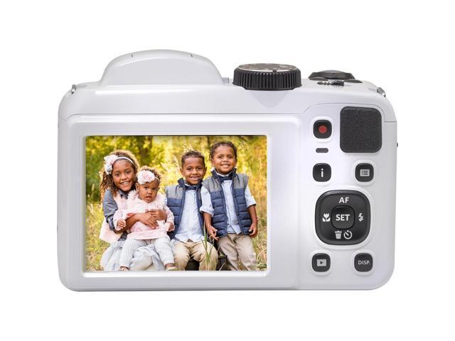 Kodak KODAK PIXPRO AZ255-WH 16MP Digital Camera 25X Optical Zoom 24mm Wide Angle Lens Optical Image Stabilization 1080P Full HD Video 3' LCD...