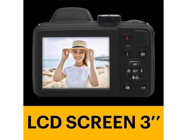 Kodak KODAK PIXPRO AZ405-BK 20MP Digital Camera 40X Optical Zoom 24mm Wide Angle Lens Optical Image Stabilization 1080P Full HD Video 3' LCD...