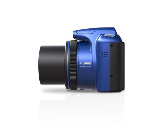 Minolta 20 Mega Pixels 26x Optical Zoom Digital Camera with 1080p FHD Video, Blue