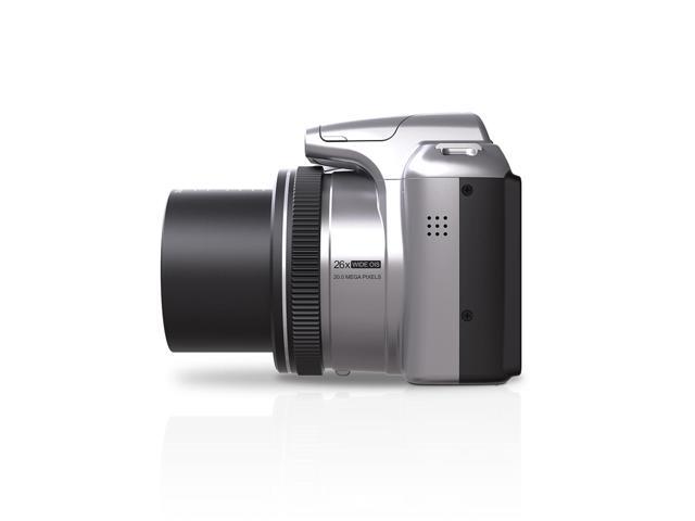 Minolta 20 Mega Pixels 26x Optical Zoom Digital Camera with 1080p FHD Video, Silver
