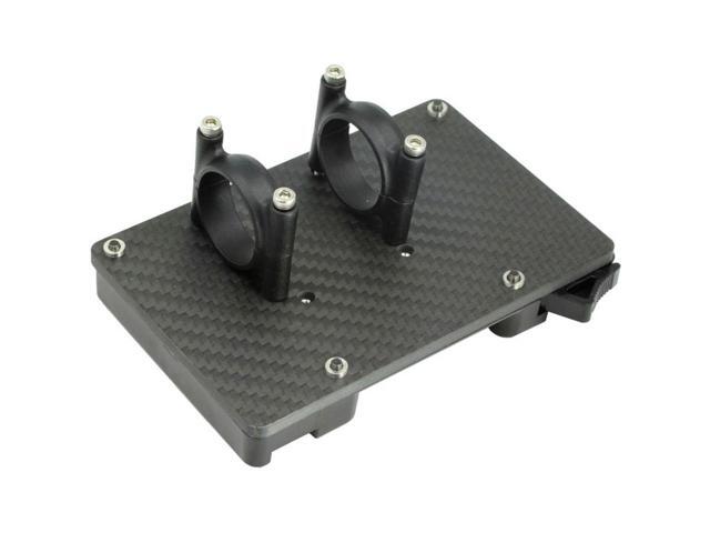 GyroVu AB Battery Carbon Fiber Mount and D-Tap to LP6 Cable for DJI Ronin Gimbal