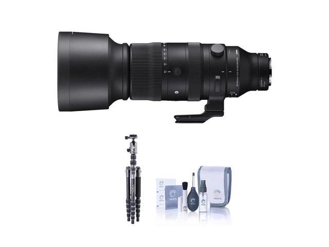 Sigma 60-600mm f/4.5-6.3 DG DN OS Sports Lens for L Mount, Bundle with Vanguard VEO 3 GO 235AB 23mm 5-Section Aluminum Travel Tripod with T-50 Ball...