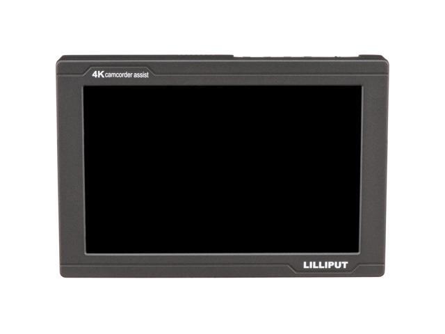 LILLIPUT FS7 7' Full HD Camera-Top Broadcast Monitor Metal Frame with 3G-SDI and 4K HDMI Metal Housing High Resolution F970 Plate for Camcorder DSLR