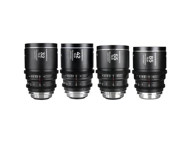 Venus Laowa Nanomorph LF Prime 4-Lens Bundle (32mm, 42mm, 55mm, 85mm) (Silver) - Arri PL/ Canon EF
