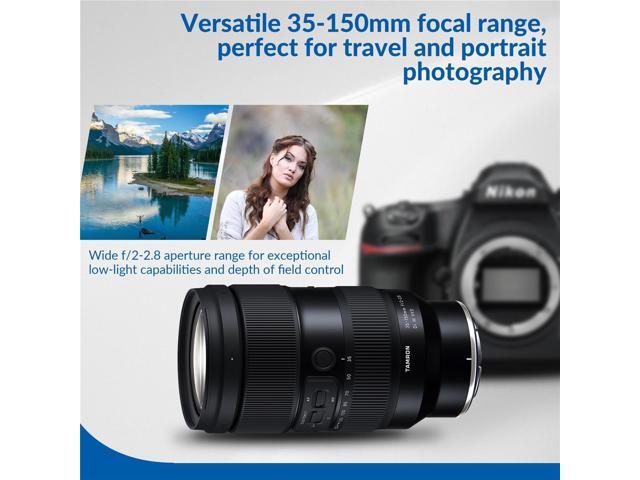 Tamron 35-150mm f/2-2.8 Di III VXD Lens for Nikon Z Bundle with Hoya 82mm UV and CPL Filters, Cleaning Kit, Cleaning Cloth