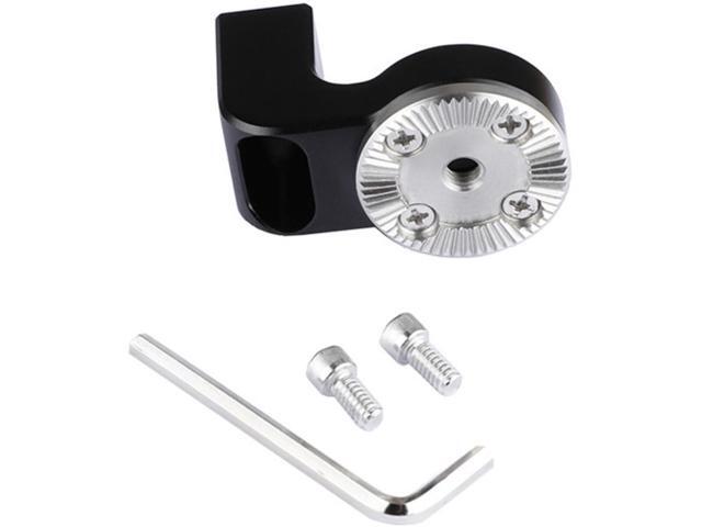 CAMVATE ARRI Rosette M6 Female Thread Adapter with 1/4'-20 Mount, L-Shape