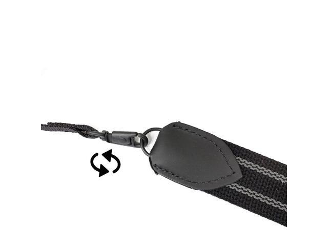 Domke Gripper Camera Strap with Swivel Quick Release, 1.5' Wide, Black