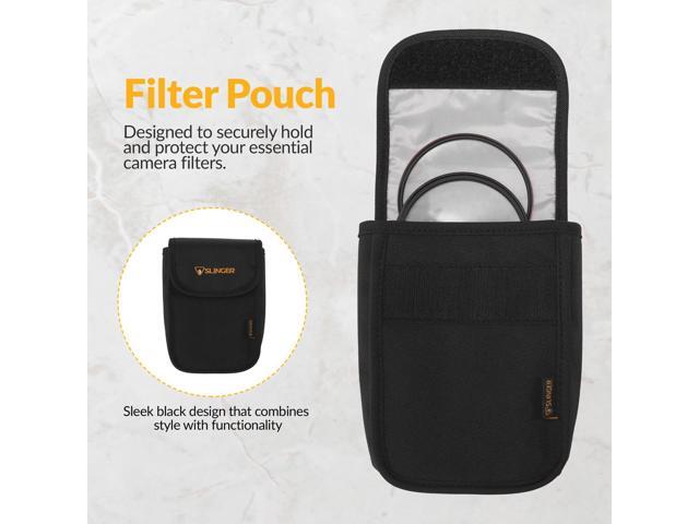 Slinger Slinger 4x6' Filter Pouch, Holds 4x6' 5x Rectangular Filters, Black
