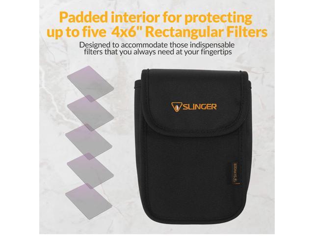 Slinger Slinger 4x6' Filter Pouch, Holds 4x6' 5x Rectangular Filters, Black