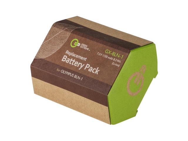 Green Extreme BLN-1 Battery for Olympus OM-D E-M5 II, E-M1, E-M5, Micro Pen E-P5