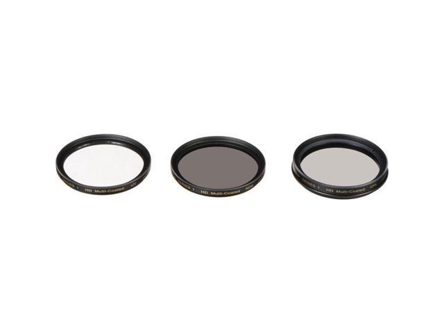 Vivitar 3-Piece UV/CPL/ND8 43mm Filter Kit #VIV-FKND-43