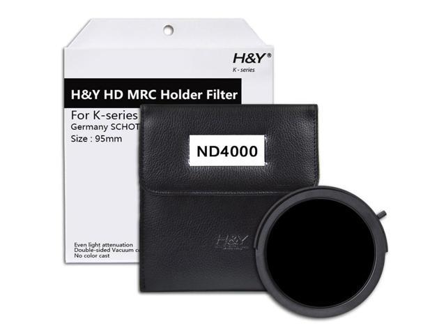 H & Y ND4000 Drop-in 95mm HD MRC 12 f-stops Extreme ND Filter for K-Series Holder