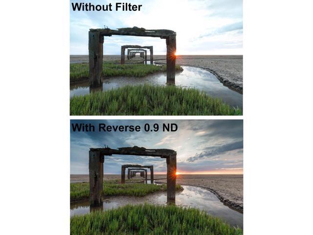 Lee Filters 100x150mm Reverse-Graduated ND 0.9 Filter (3 Stops) #ND9RG