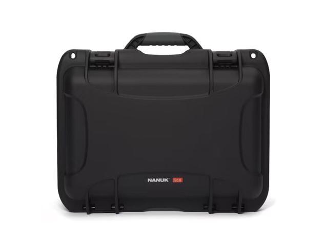 Nanuk Medium 918 Protective Case with Foam Insert for 6 Camera Lens, Black