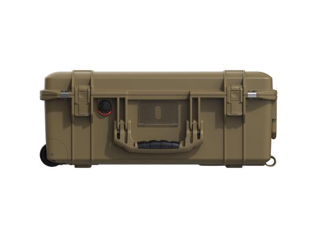 Pelican 1535 Air Wheeled Waterproof Carry-On Hard Case with Foam Insert, OCP Tan