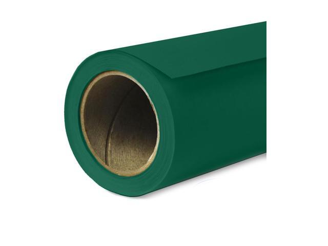 Savage 53'x36' Widetone Seamless Background Paper, Evergreen, 2-Pack, Bundle with 4x 1-1/4x1' Steel Spring Orange Clamp