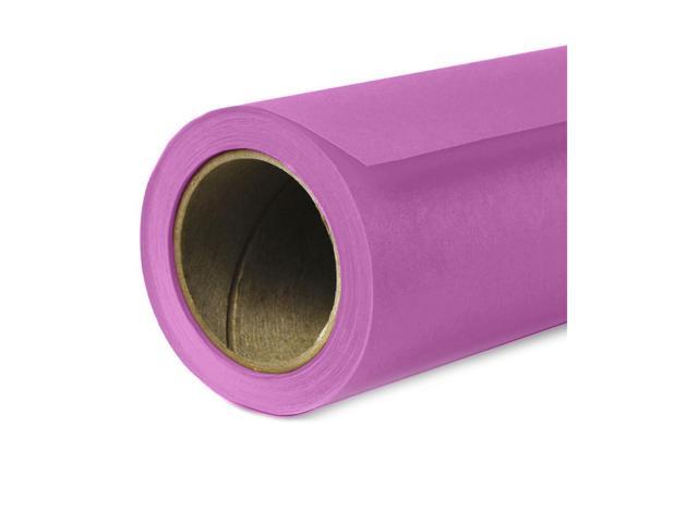 Savage 53'x36' Widetone Seamless Background Paper, Plum, 2-Pack, Bundle with 4x 1-1/4x1' Steel Spring Orange Clamp