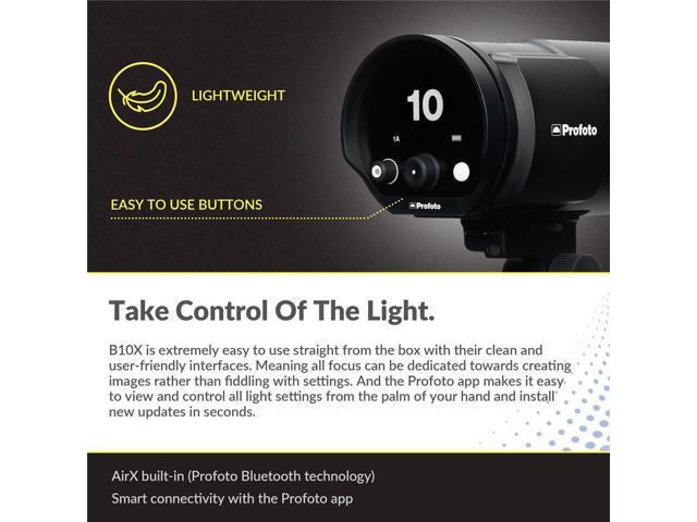 Profoto B10X Off Camera Flash Head, with ParaSnap 36' Softbox & 144mm Speedring