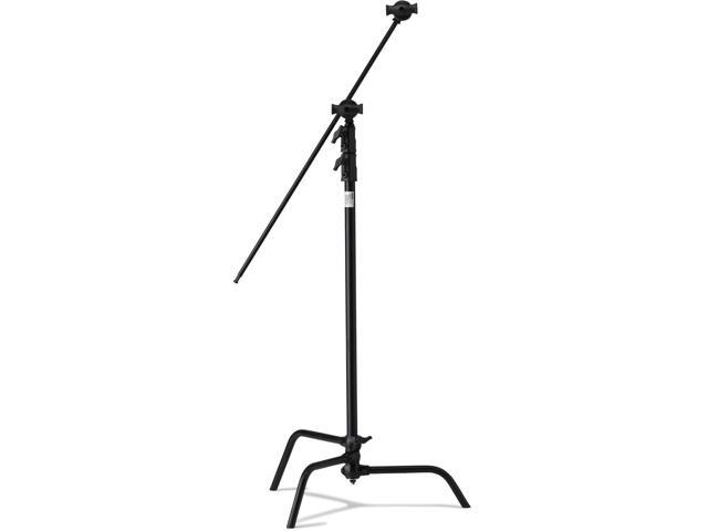 Kupo 40' Master C-Stand with Sliding Leg Kit, Includes Stand, 2.5' Grip Head & 40' Grip Arm with Hex Stud, 10.6' Maximum Stand Height, Black