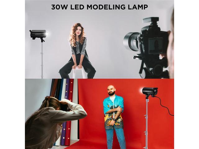 Flashpoint Studio Pro 800 III-V 800Ws R2 Monolight Strobe Flash with 30W LED Modeling Lamp, Bowens Mount Strobe Light for Photography, R2 2.4GHz...