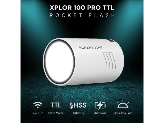Flashpoint XPLOR 100 Pro TTL R2 Battery-Powered Monolight - White #XPLOR-100PT-W