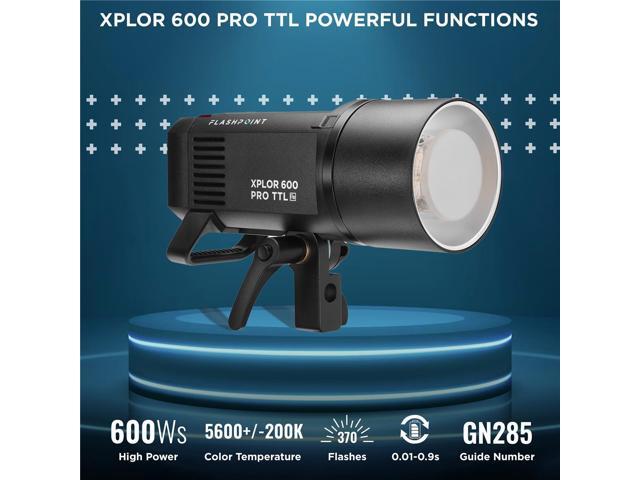 Flashpoint XPLOR 600PRO TTL Battery-Powered Monolight (Bowens) - Godox AD600 Pro