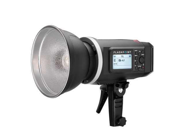 Flashpoint XPLOR 600 TTL Li-ion Battery-Powered HSS Strobe Light with Built-in R2 2.4GHz, Bowens Mount 600w Wireless Monolight with 450 Full-Power...