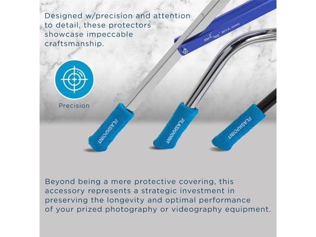 Flashpoint Light Stand Leg Protector, Blue, 3-Pack