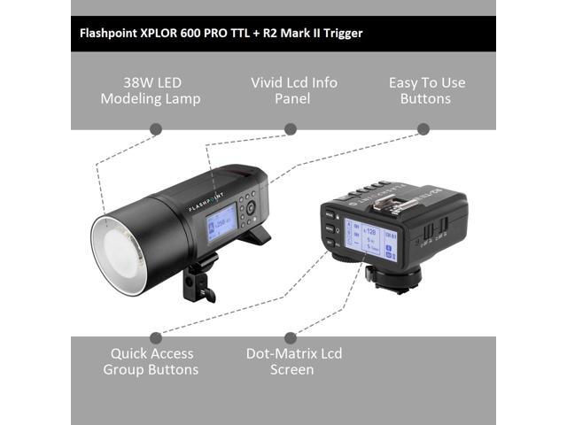 Flashpoint XPLOR 600 PRO TTL - Godox AD600 Pro + R2 Mark II Trigger for Sony