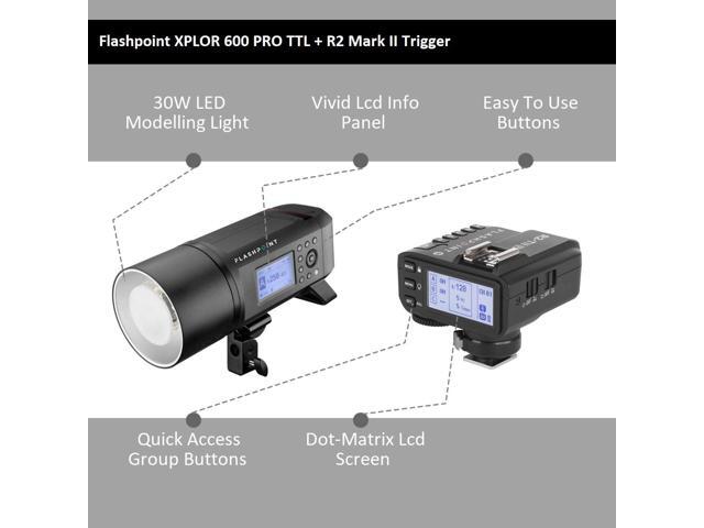 Flashpoint XPLOR 600 PRO TTL - Godox AD600 Pro + R2 Mark II Trigger for Pentax