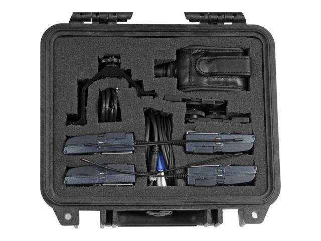 Pelican 1200 Watertight Mini-S Hard Case with Foam Insert - Black