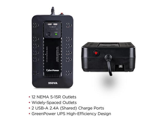 CyberPower - 950VA Battery Back-Up System - Black - image 10