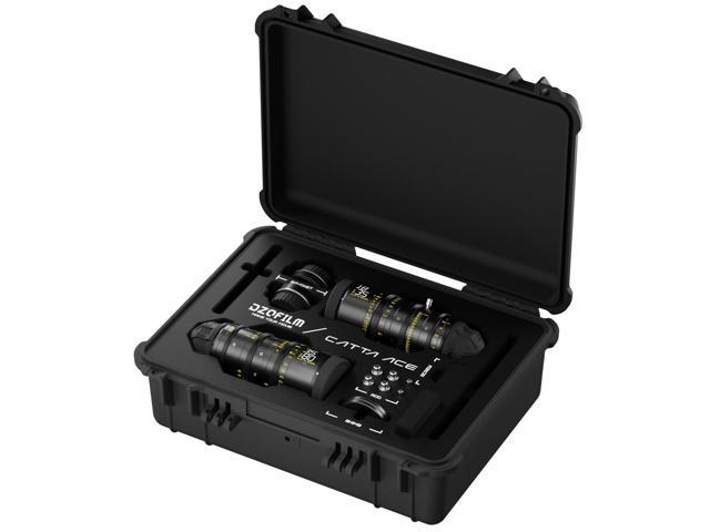 DZOFILM Catta Ace 18-35mm and 35-80mm T2.9 Cine Lens Bundle for PL Mount and Canon EF, Black