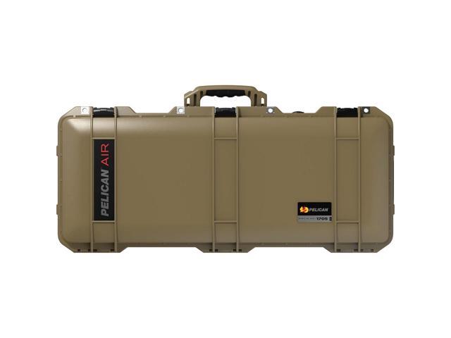 Pelican 1705 Air Waterproof Long Hard Case with Foam Insert, OCP Tan