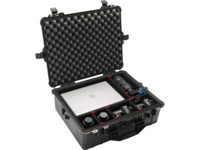 Pelican 1600TP Large Case with TrekPak Divider System and 1603 O-Ring, Black